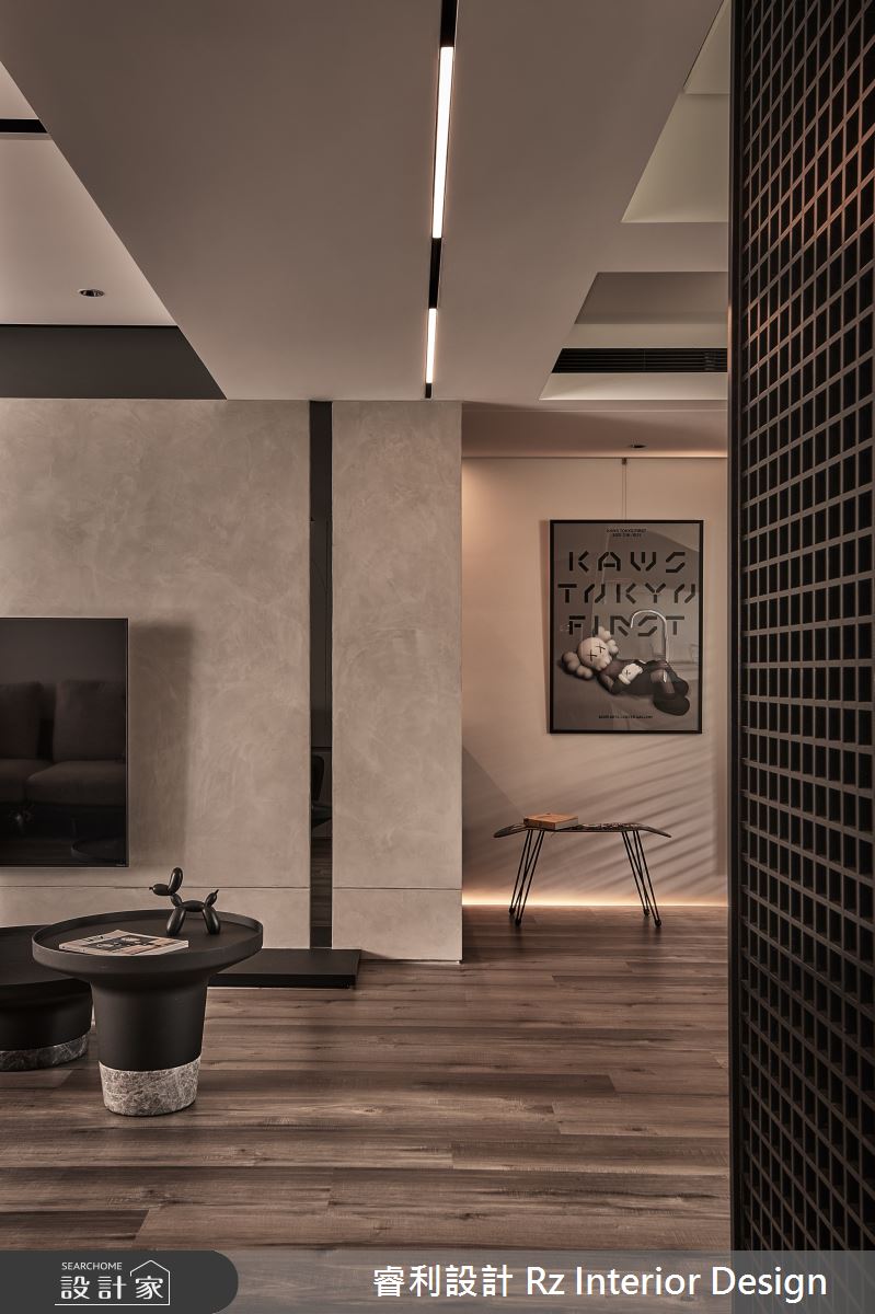 27坪新成屋(5年以下)＿混搭風客廳案例圖片＿睿利設計＿睿利_06.心廊的自我本意之5