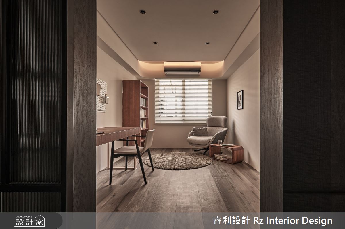 27坪新成屋(5年以下)＿混搭風書房多功能室案例圖片＿睿利設計＿睿利_06.心廊的自我本意之13
