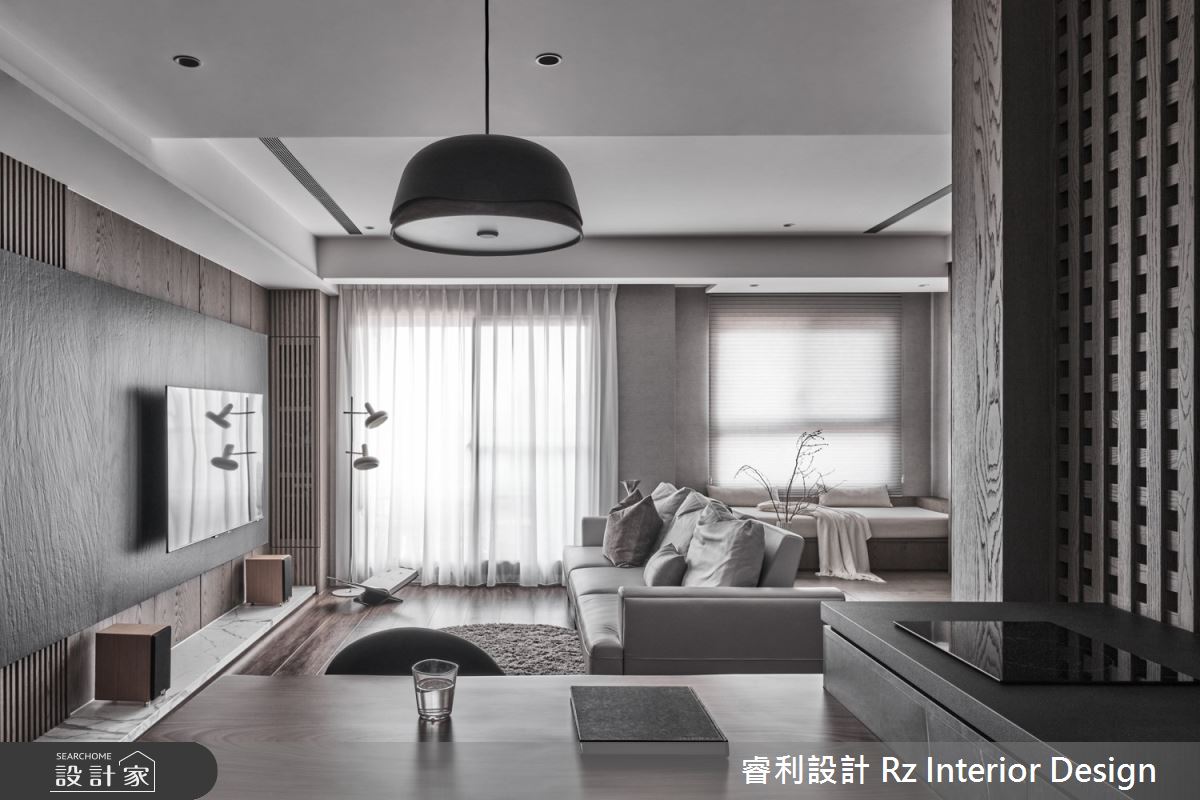 21坪新成屋(5年以下)＿混搭風客廳餐廳臥榻案例圖片＿睿利設計＿睿利_09.凝寧之7