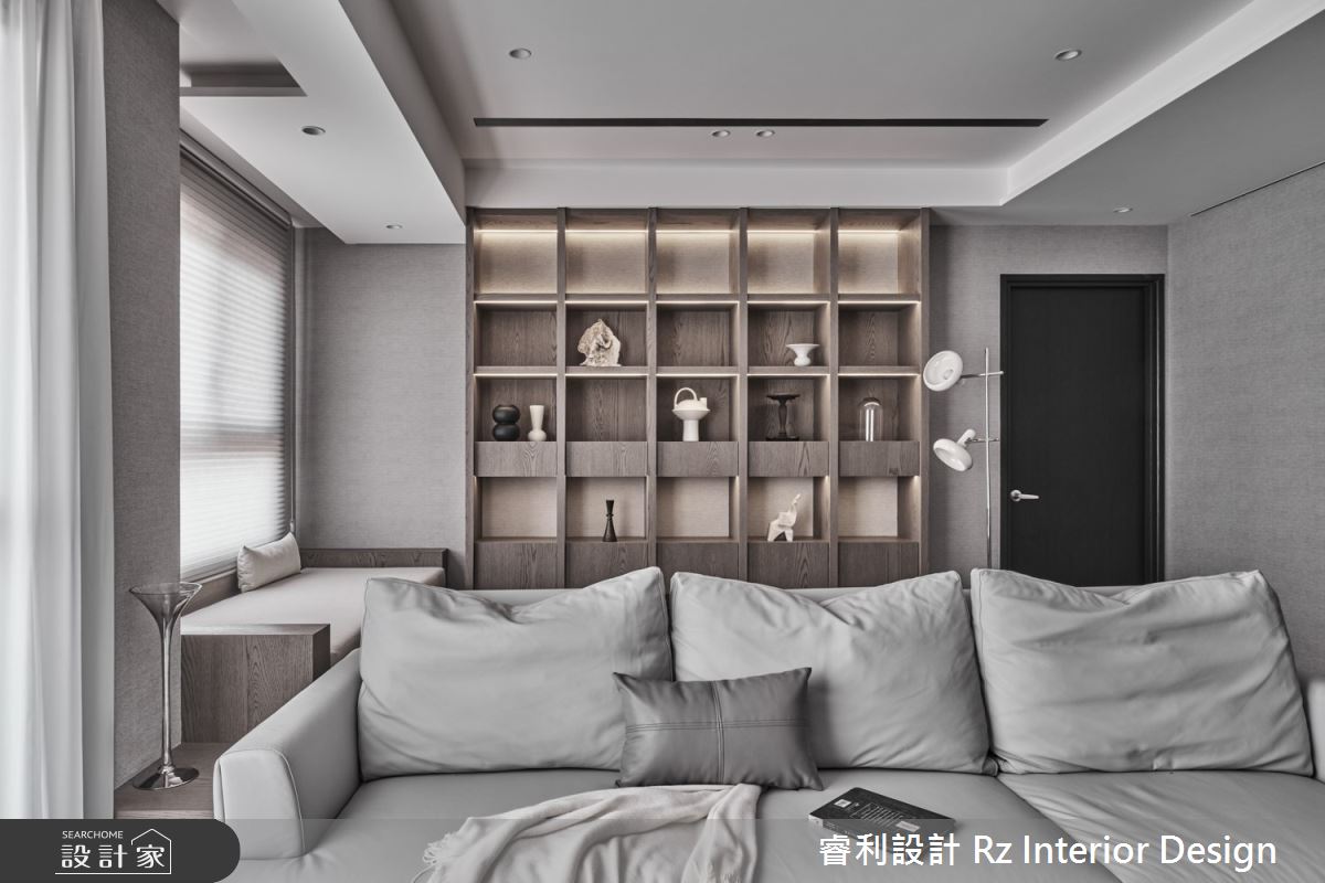 21坪新成屋(5年以下)＿混搭風客廳臥榻案例圖片＿睿利設計＿睿利_09.凝寧之6