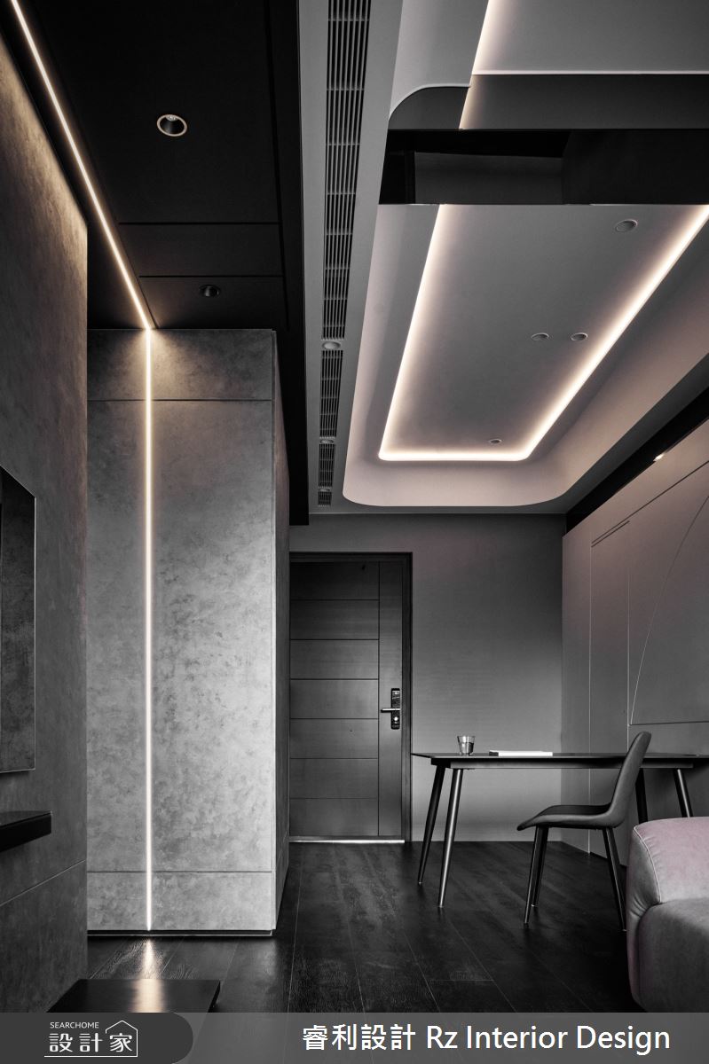 新成屋(5年以下)＿現代風玄關餐廳案例圖片＿睿利設計＿睿利_10.心喜間的斑斕之5