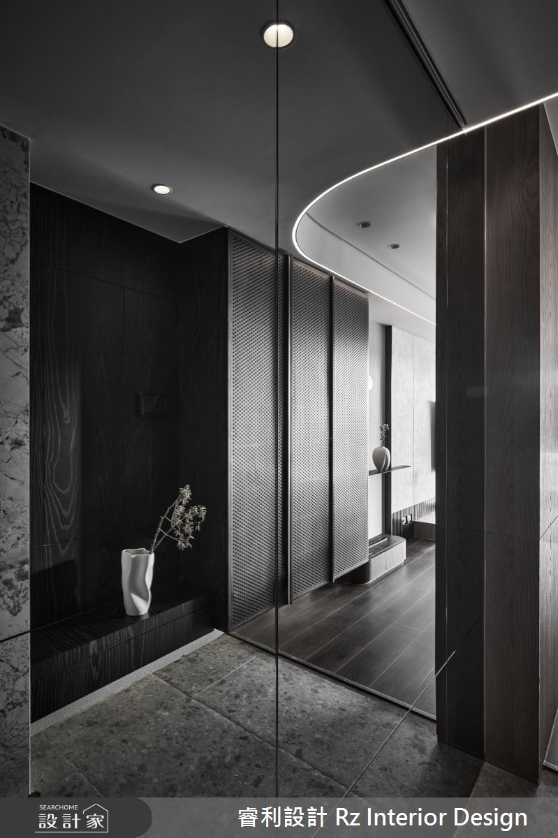 23坪新成屋(5年以下)＿現代風玄關案例圖片＿睿利設計＿睿利_17.迴夢星庭 落於心的歡喜之3