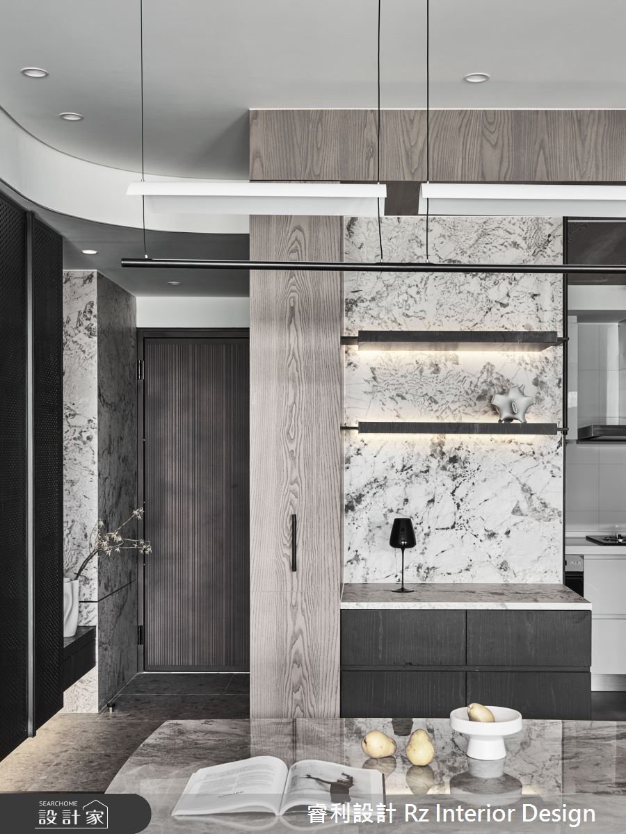 23坪新成屋(5年以下)＿現代風玄關餐廳案例圖片＿睿利設計＿睿利_17.迴夢星庭 落於心的歡喜之9