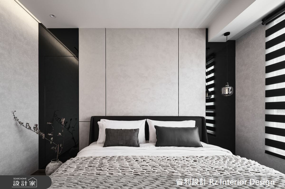 23坪新成屋(5年以下)＿現代風臥室案例圖片＿睿利設計＿睿利_17.迴夢星庭 落於心的歡喜之17