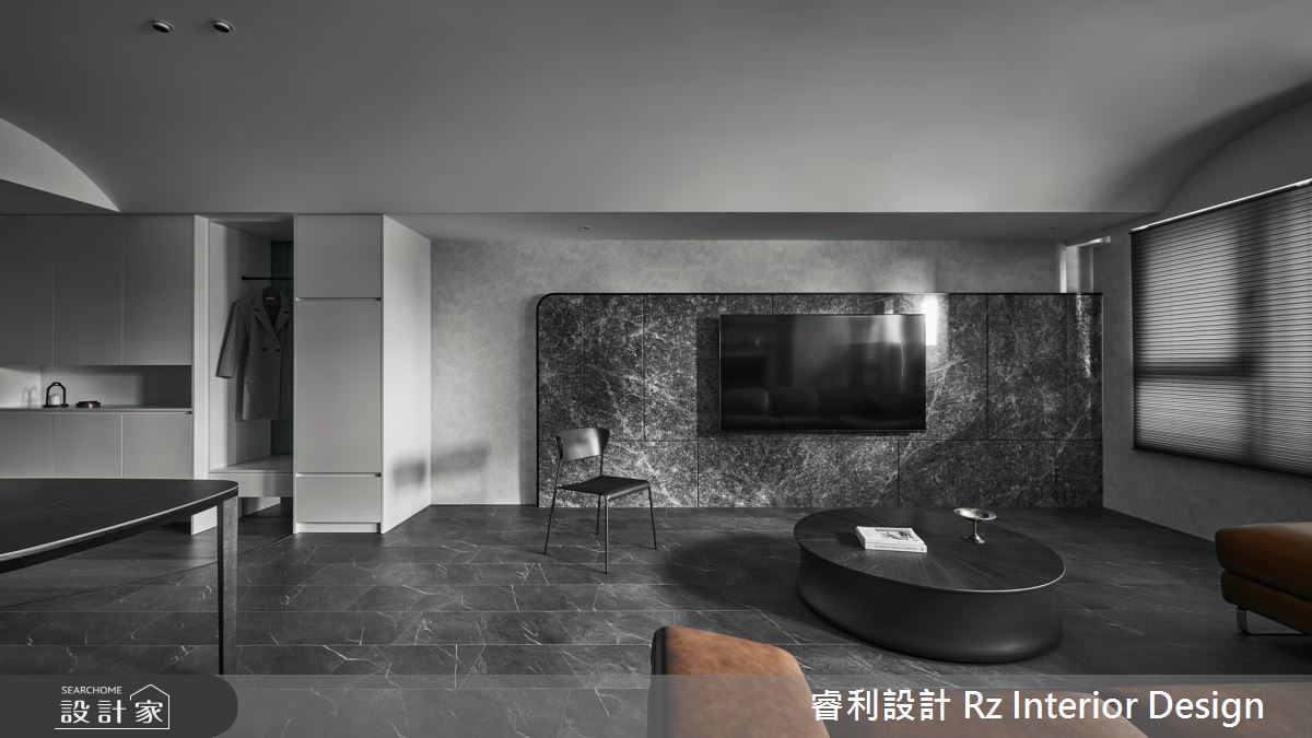 30坪新古屋(10年以下)＿混搭風客廳餐廳案例圖片＿睿利設計＿睿利_20.星殞之間之8