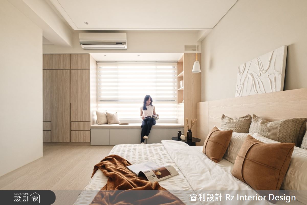 26坪新古屋(10年以下)＿混搭風臥室臥榻案例圖片＿睿利設計＿睿利_08.暖言煦馨之8