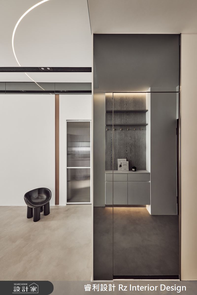 15坪新古屋(10年以下)＿混搭風玄關案例圖片＿睿利設計＿睿利_11.晴空宿之1