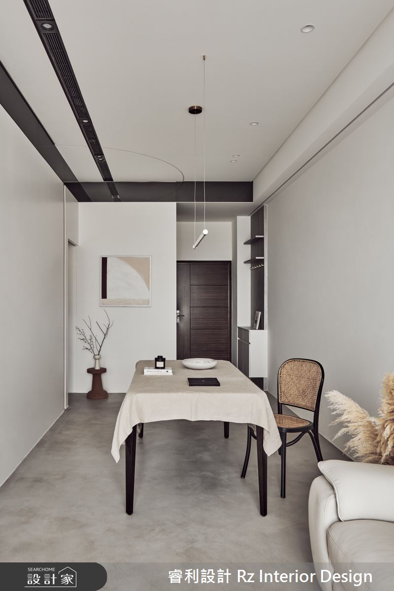 15坪新古屋(10年以下)＿混搭風玄關客廳餐廳案例圖片＿睿利設計＿睿利_11.晴空宿之3