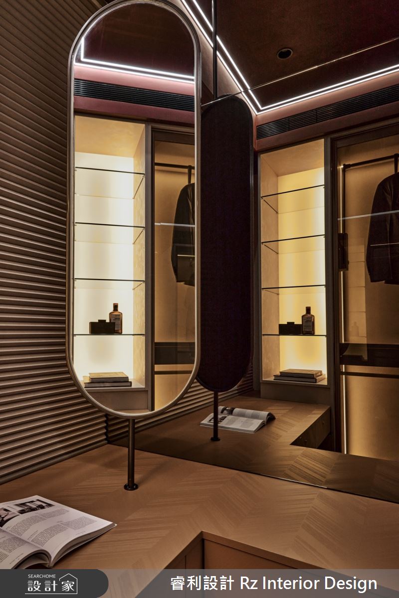 23坪新成屋(5年以下)＿混搭風更衣間案例圖片＿睿利設計＿睿利_21.璃川之上之17