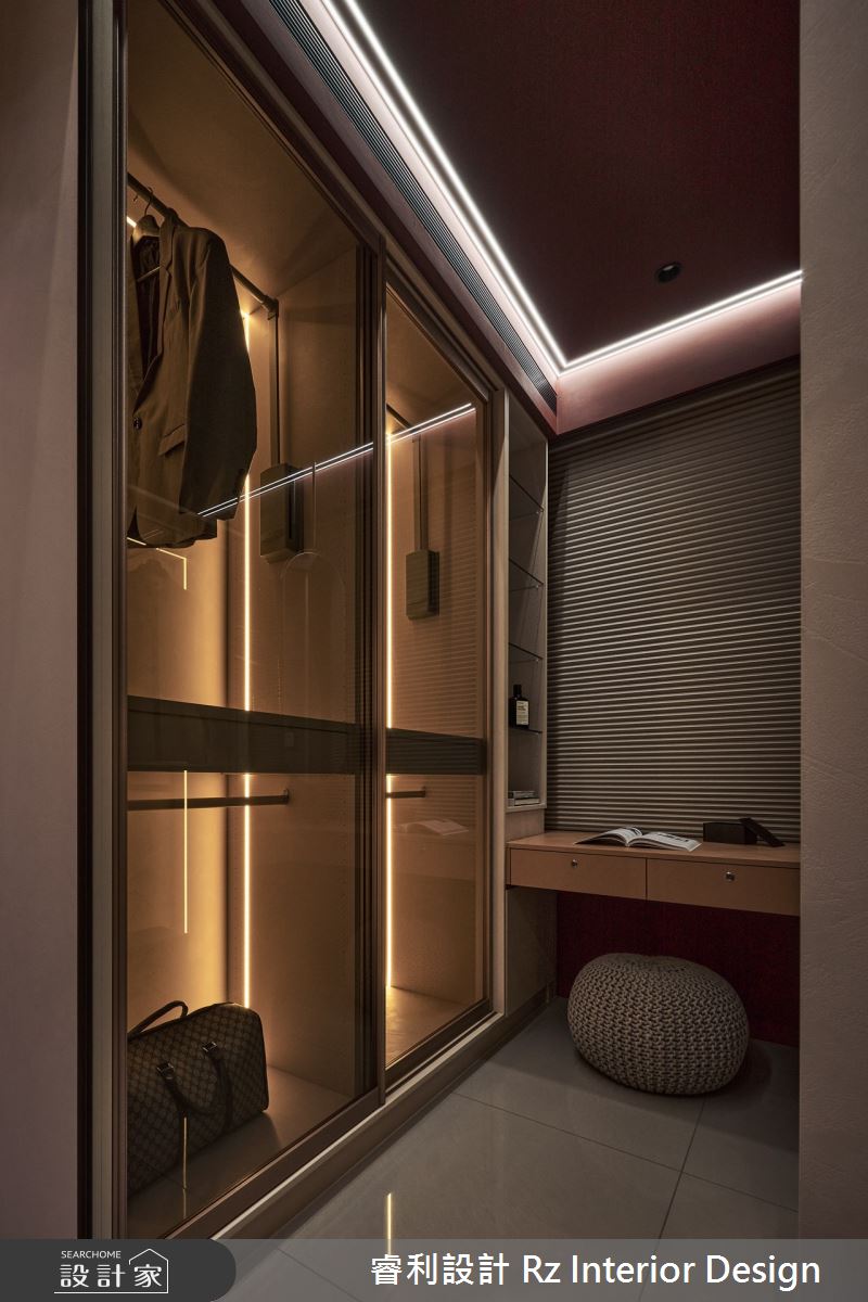 23坪新成屋(5年以下)＿混搭風更衣間案例圖片＿睿利設計＿睿利_21.璃川之上之20
