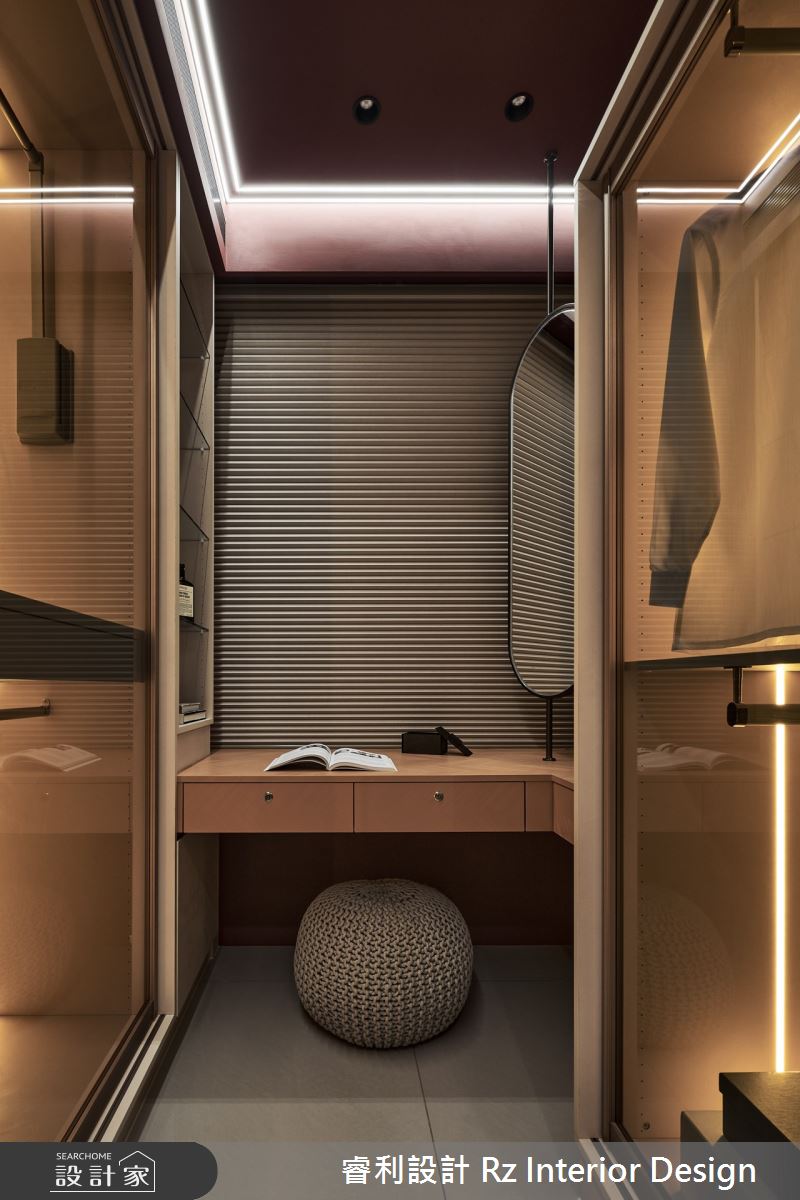 23坪新成屋(5年以下)＿混搭風更衣間案例圖片＿睿利設計＿睿利_21.璃川之上之21