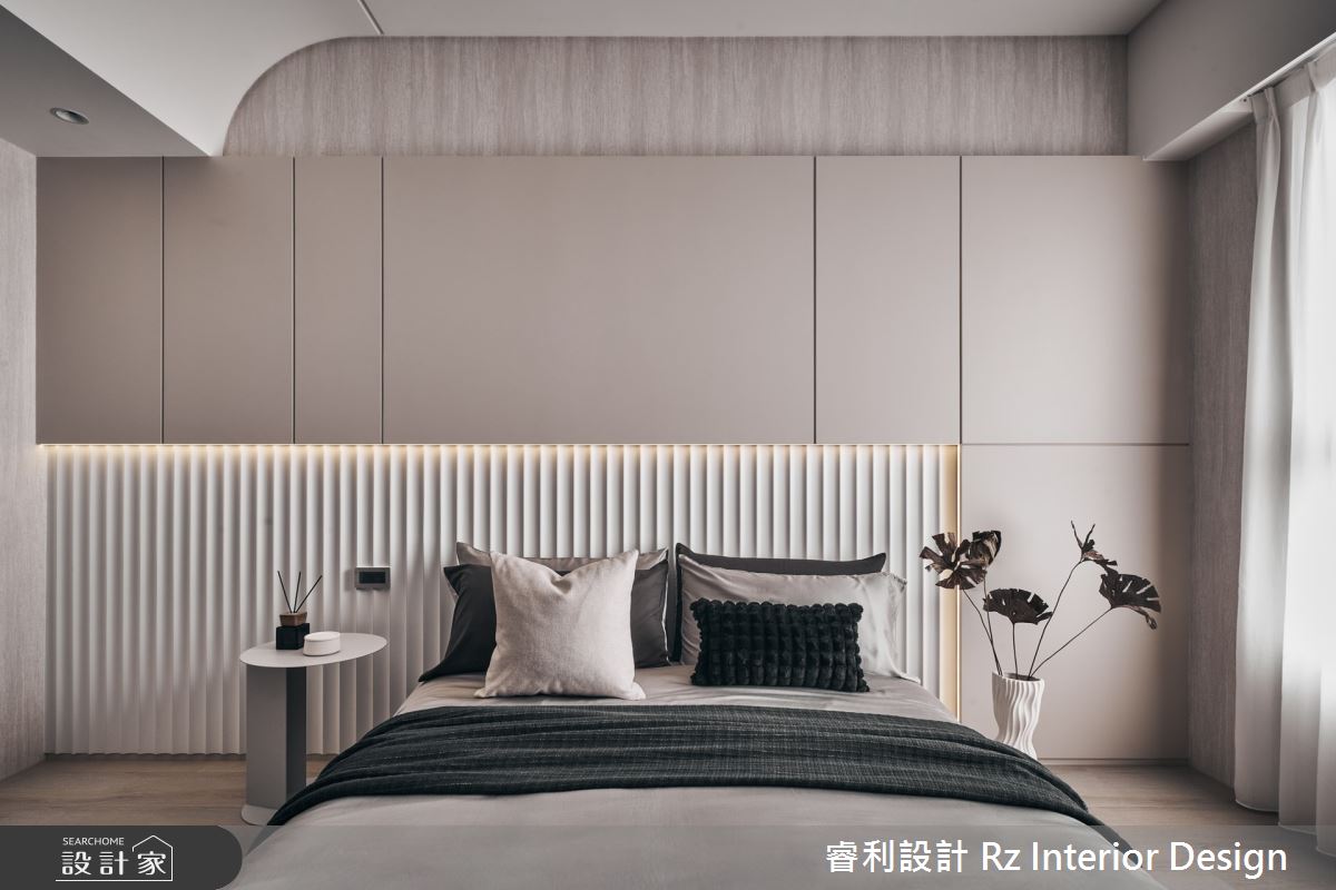 20坪新成屋(5年以下)＿混搭風臥室案例圖片＿睿利設計＿睿利_22.櫟隅光軸之17