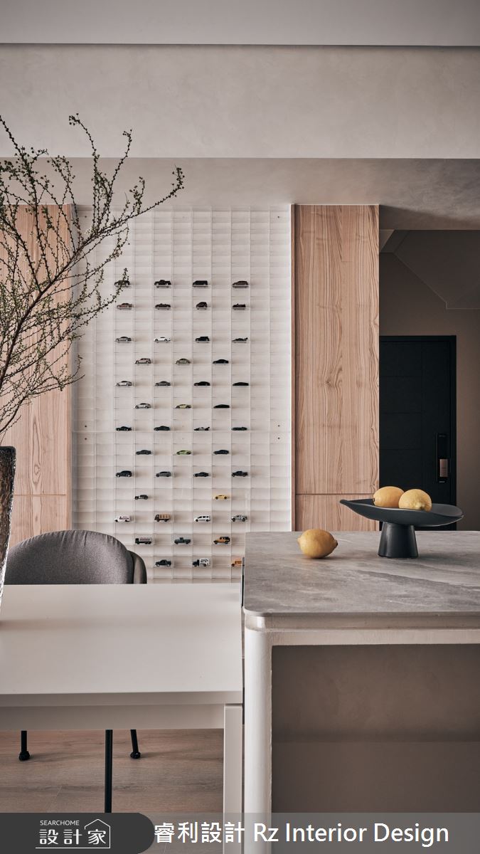 20坪新成屋(5年以下)＿混搭風餐廳中島案例圖片＿睿利設計＿睿利_22.櫟隅光軸之13