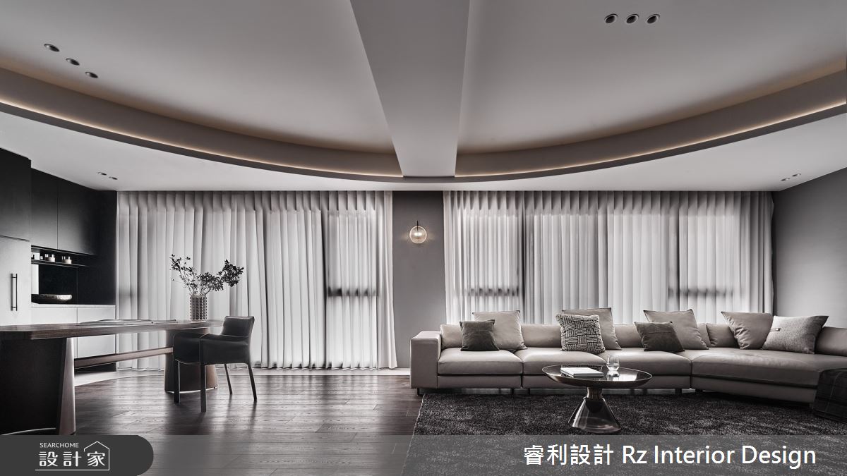 33坪新成屋(5年以下)＿現代風客廳餐廳案例圖片＿睿利設計＿睿利_24.此生的部分精彩之14