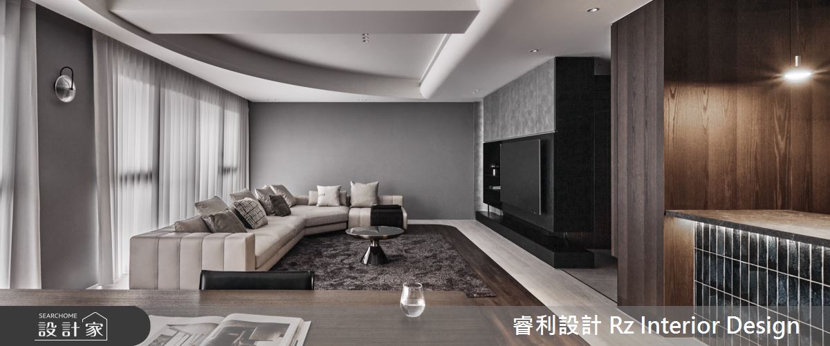 33坪新成屋(5年以下)＿現代風客廳餐廳吧檯中島案例圖片＿睿利設計＿睿利_24.此生的部分精彩之13