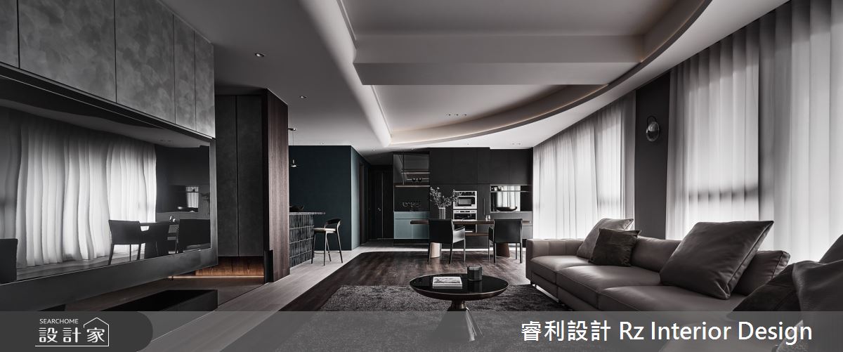 33坪新成屋(5年以下)＿現代風客廳餐廳案例圖片＿睿利設計＿睿利_24.此生的部分精彩之8