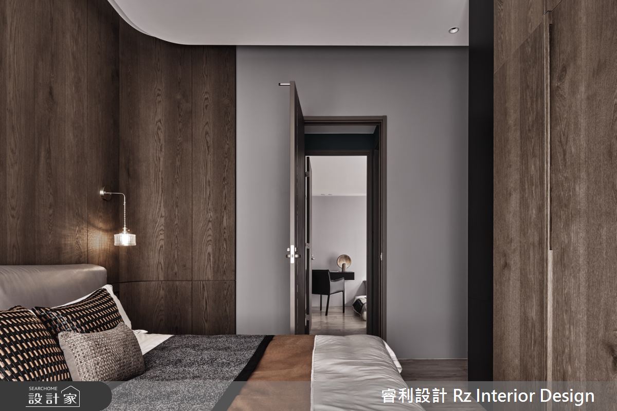 33坪新成屋(5年以下)＿現代風臥室案例圖片＿睿利設計＿睿利_24.此生的部分精彩之23