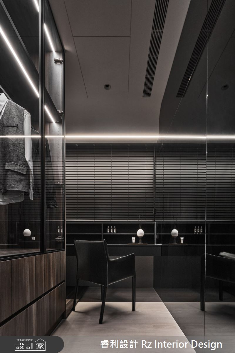 33坪新成屋(5年以下)＿現代風更衣間案例圖片＿睿利設計＿睿利_24.此生的部分精彩之30