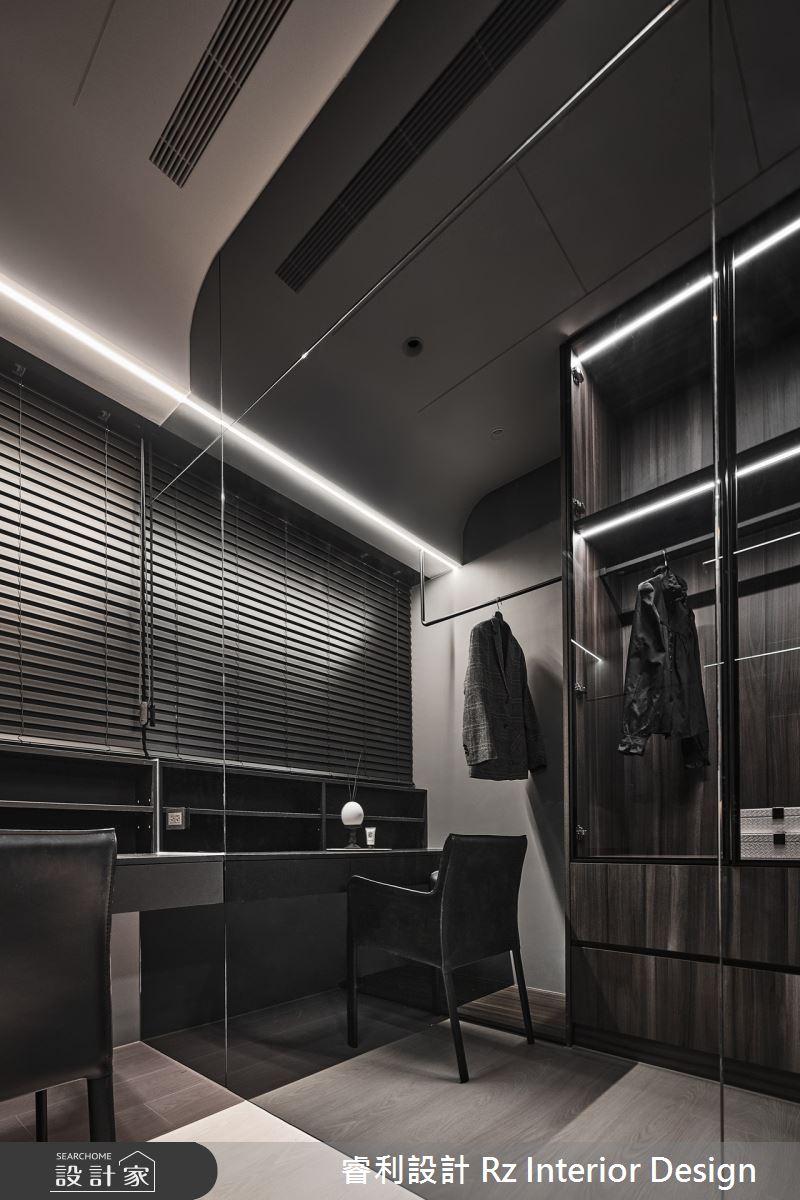 33坪新成屋(5年以下)＿現代風更衣間案例圖片＿睿利設計＿睿利_24.此生的部分精彩之31