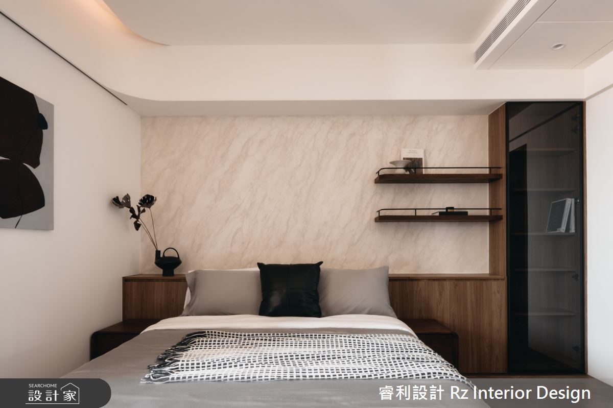 36坪老屋(31~40年)＿侘寂風臥室案例圖片＿睿利設計＿睿利_25.再框溫度的舊底片之12