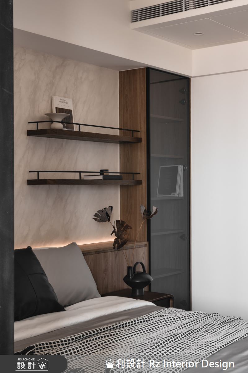 36坪老屋(31~40年)＿侘寂風臥室案例圖片＿睿利設計＿睿利_25.再框溫度的舊底片之14