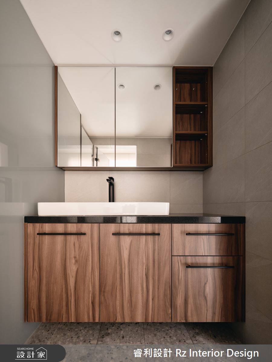 36坪老屋(31~40年)＿侘寂風浴室案例圖片＿睿利設計＿睿利_25.再框溫度的舊底片之21