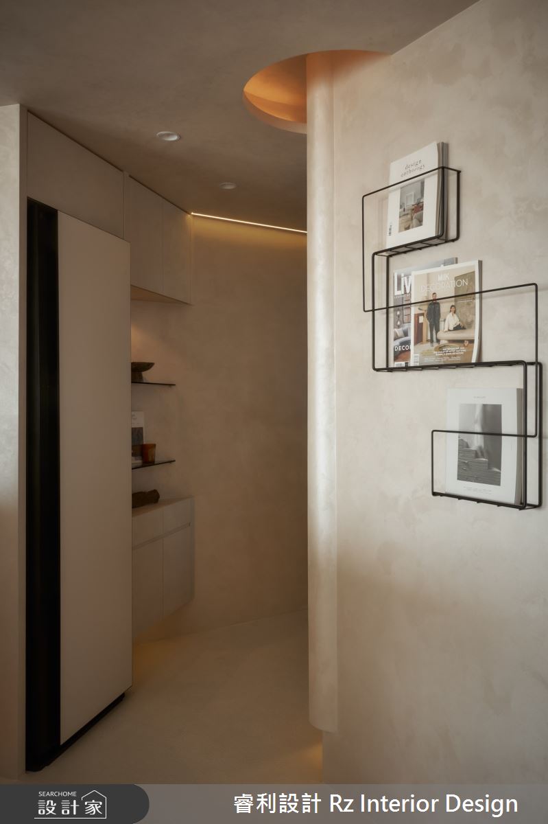24坪新成屋(5年以下)＿侘寂風玄關案例圖片＿睿利設計＿睿利_28.夕雲裡的A330之4