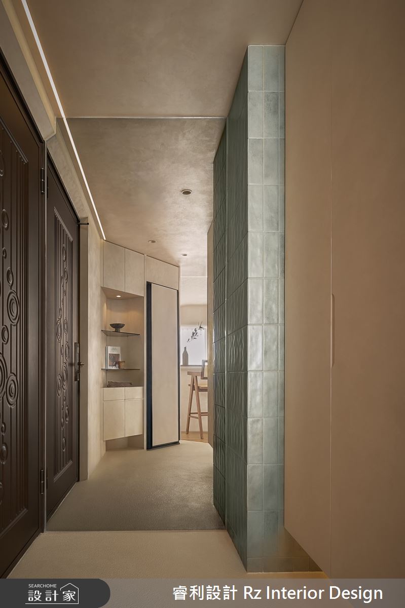 24坪新成屋(5年以下)＿侘寂風玄關案例圖片＿睿利設計＿睿利_28.夕雲裡的A330之1