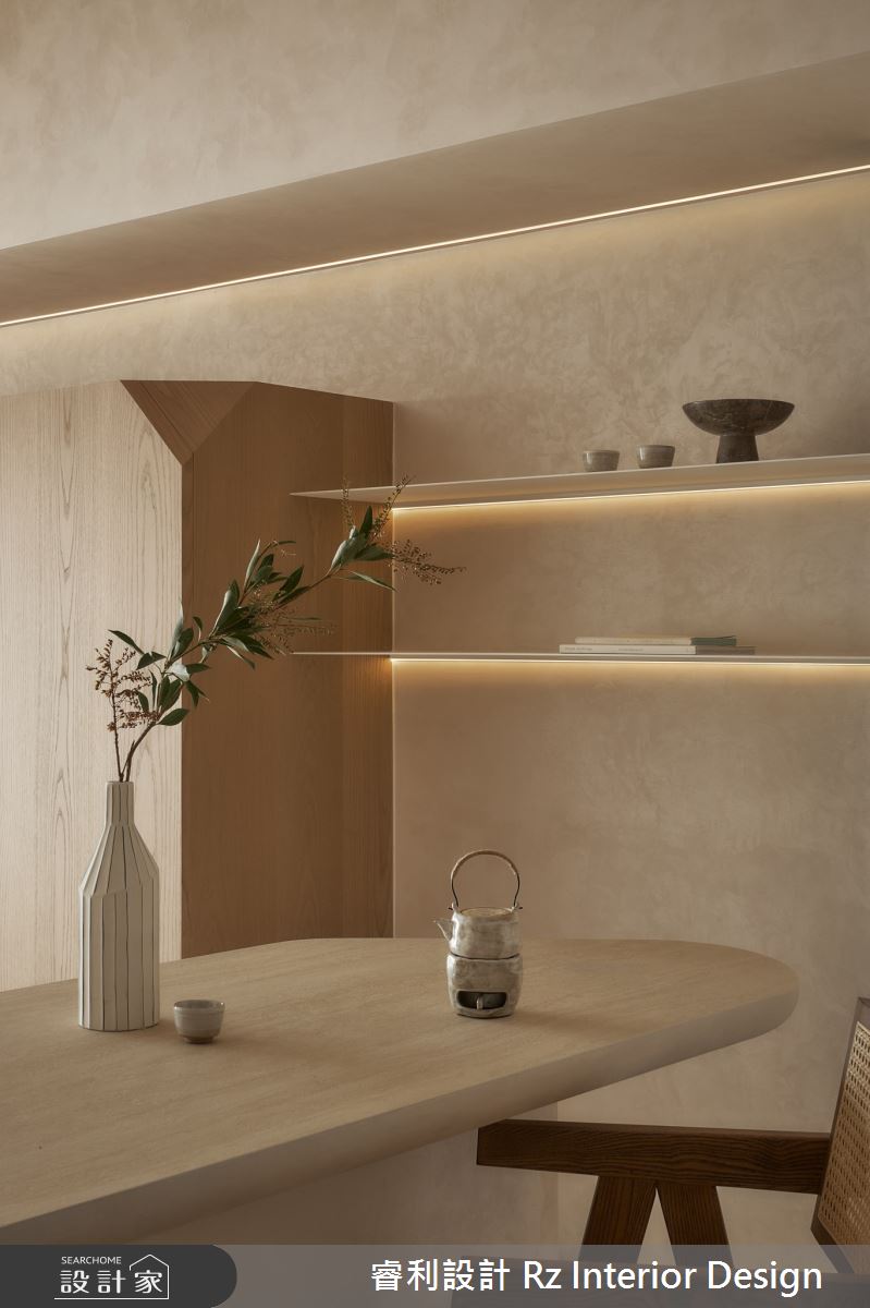 24坪新成屋(5年以下)＿侘寂風餐廳中島案例圖片＿睿利設計＿睿利_28.夕雲裡的A330之9