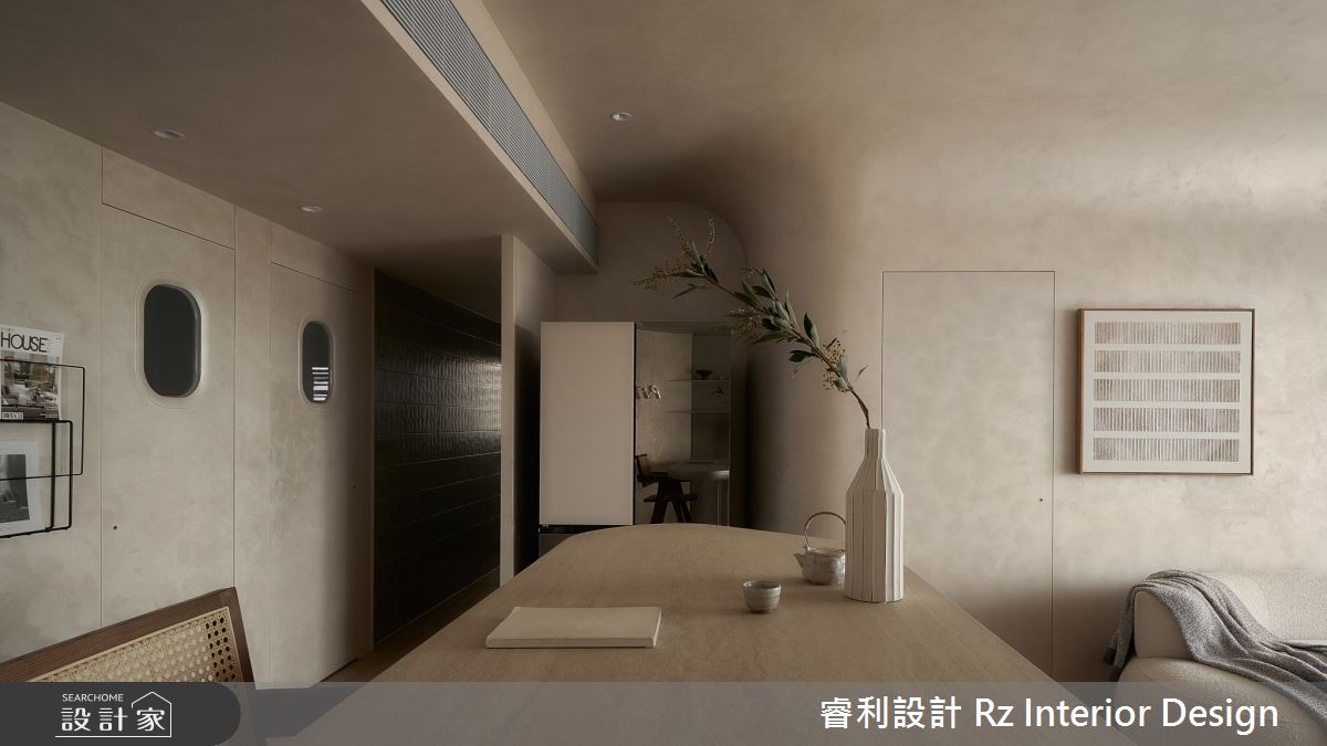 24坪新成屋(5年以下)＿侘寂風餐廳中島案例圖片＿睿利設計＿睿利_28.夕雲裡的A330之12