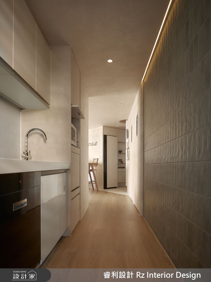 24坪新成屋(5年以下)＿侘寂風廚房案例圖片＿睿利設計＿睿利_28.夕雲裡的A330之24