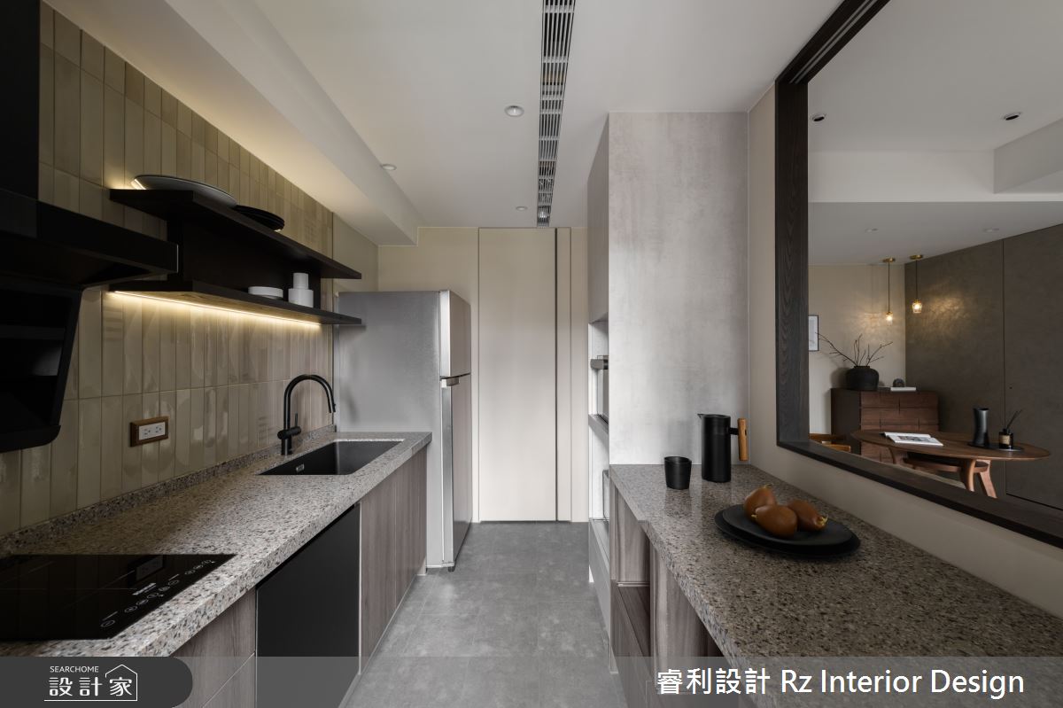 新成屋(5年以下)＿現代風廚房案例圖片＿睿利設計＿睿利_29.時間裡慢住下來之13