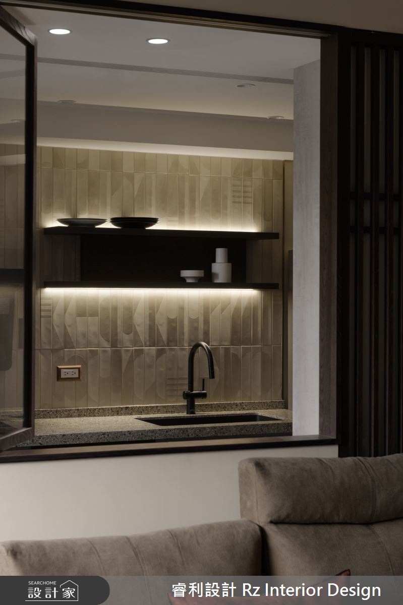 新成屋(5年以下)＿現代風客廳廚房案例圖片＿睿利設計＿睿利_29.時間裡慢住下來之11