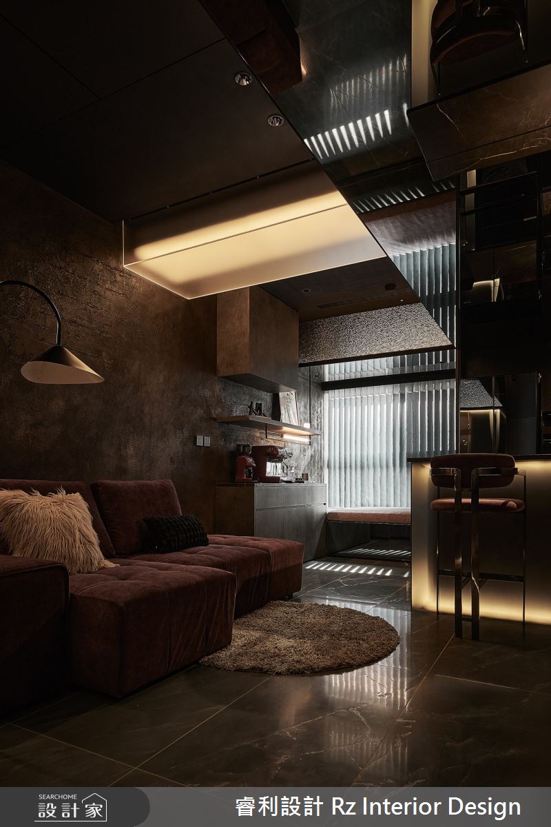 新成屋(5年以下)＿工業風客廳吧檯案例圖片＿睿利設計＿睿利_30.光隙靜景之4