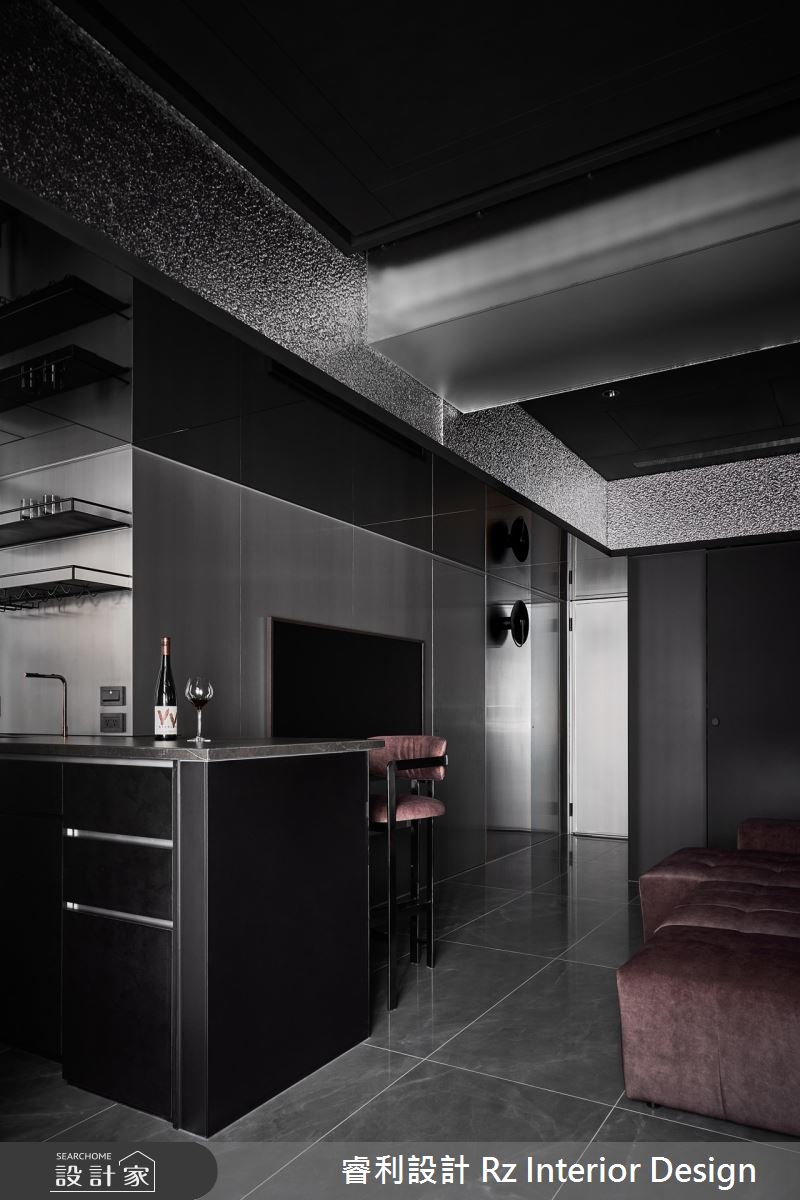 新成屋(5年以下)＿工業風客廳吧檯案例圖片＿睿利設計＿睿利_30.光隙靜景之14