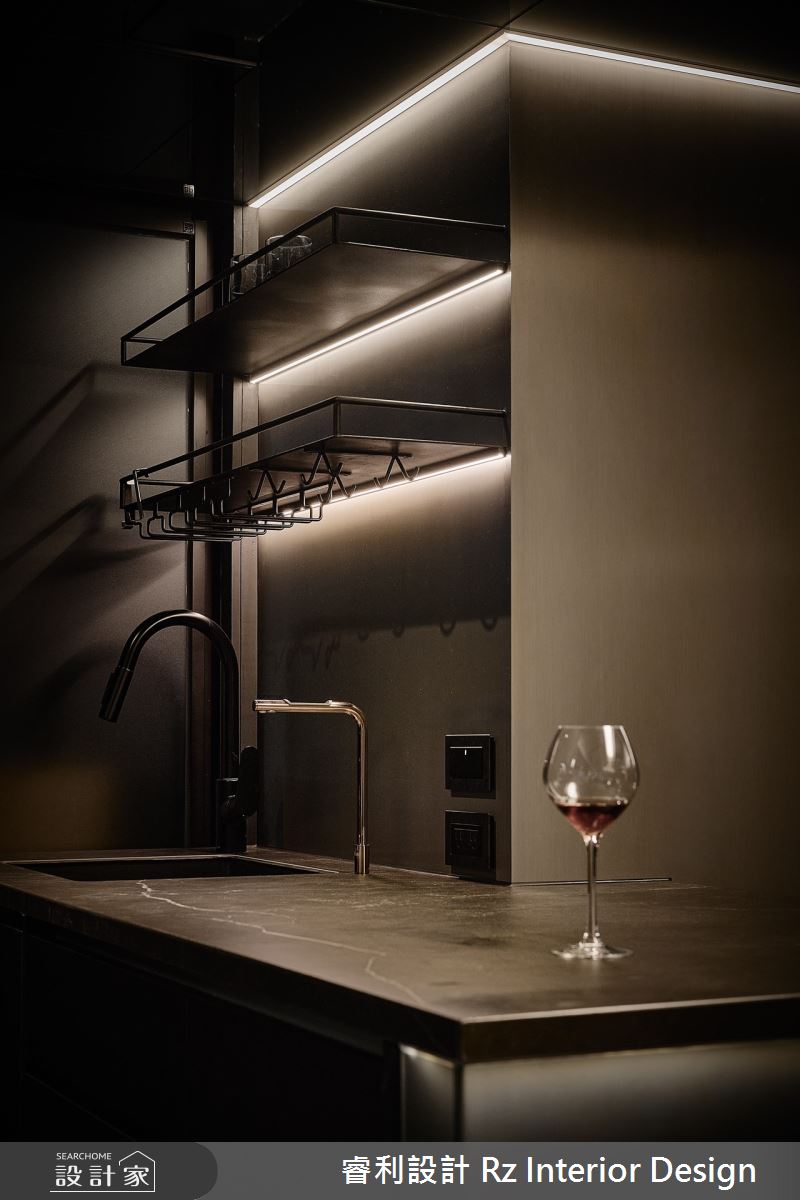 新成屋(5年以下)＿工業風吧檯案例圖片＿睿利設計＿睿利_30.光隙靜景之20
