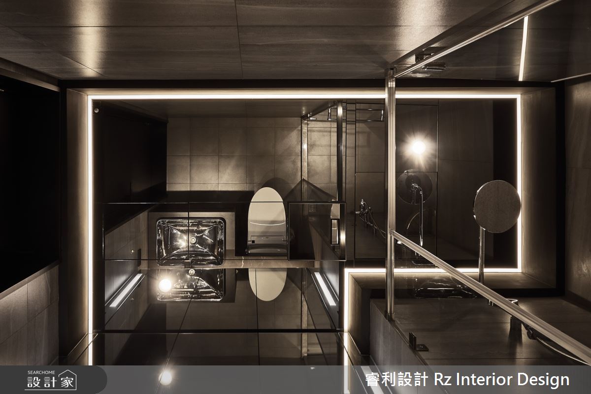 新成屋(5年以下)＿工業風浴室案例圖片＿睿利設計＿睿利_30.光隙靜景之31