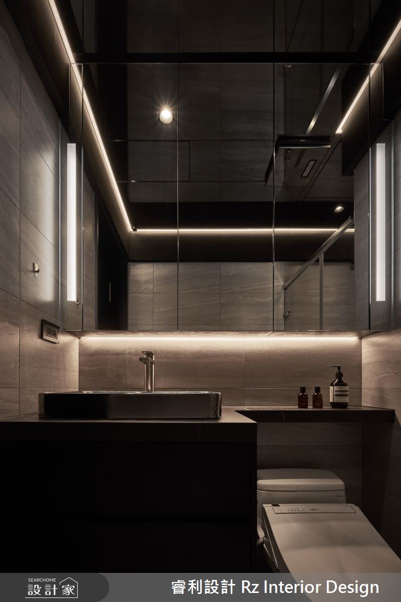 新成屋(5年以下)＿工業風浴室案例圖片＿睿利設計＿睿利_30.光隙靜景之32