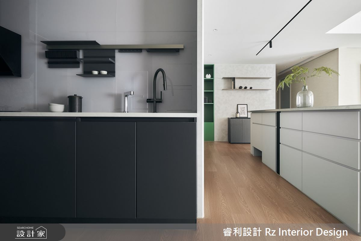 新古屋(10年以下)＿現代風餐廳廚房中島案例圖片＿睿利設計＿睿利_31.微瀾靜緩之13