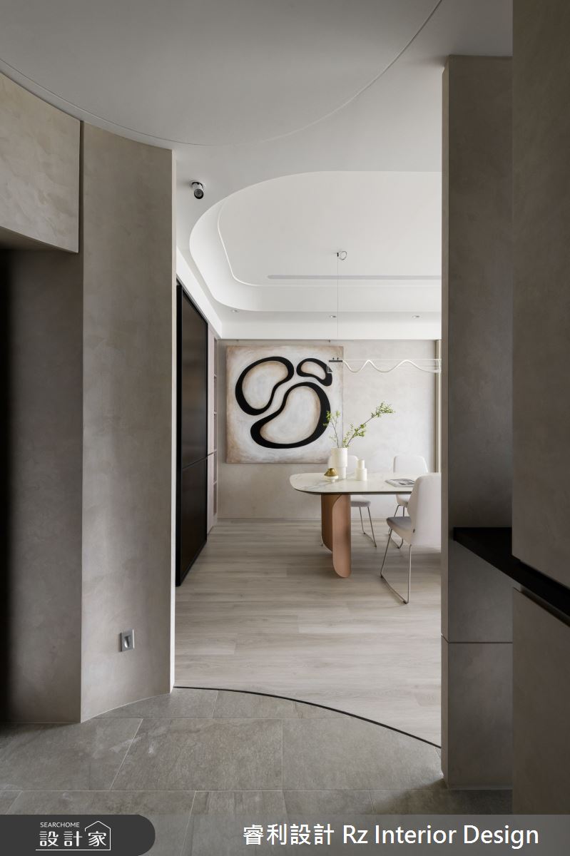 新成屋(5年以下)＿侘寂風玄關餐廳案例圖片＿睿利設計＿睿利_32.薄霧淡韻之1
