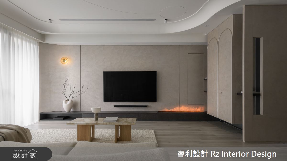 新成屋(5年以下)＿侘寂風客廳案例圖片＿睿利設計＿睿利_32.薄霧淡韻之7