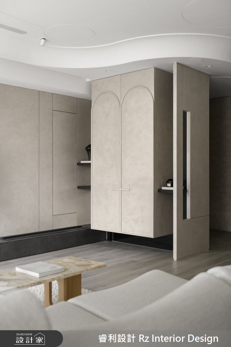 新成屋(5年以下)＿侘寂風客廳案例圖片＿睿利設計＿睿利_32.薄霧淡韻之14