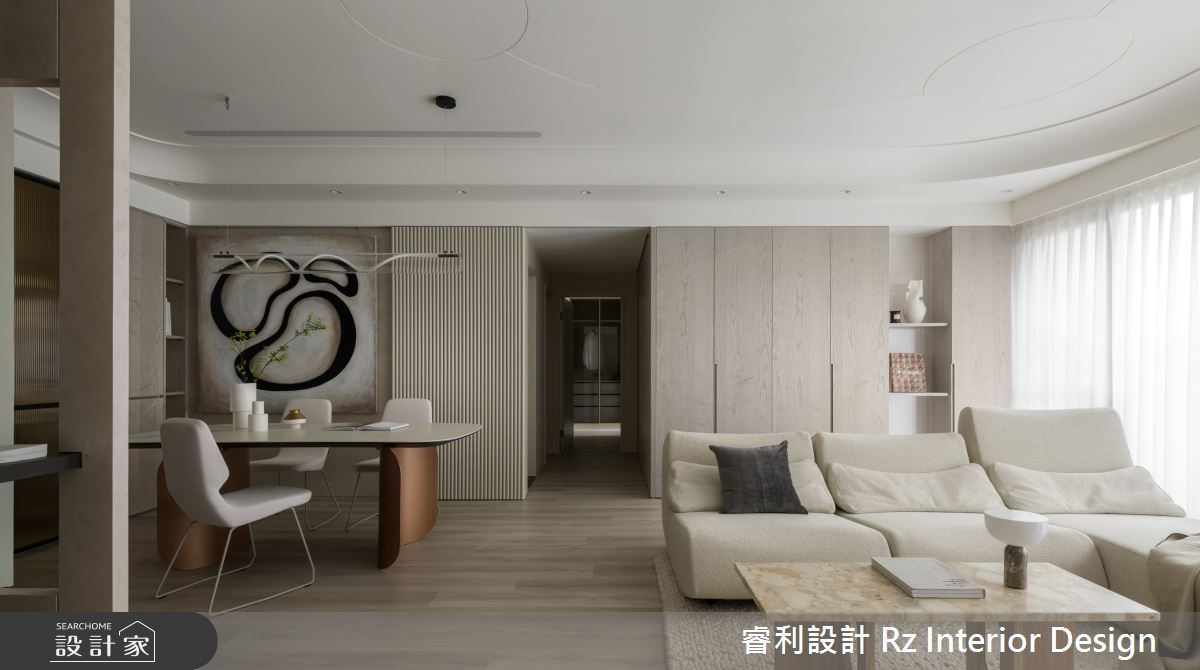 新成屋(5年以下)＿侘寂風客廳餐廳案例圖片＿睿利設計＿睿利_32.薄霧淡韻之11