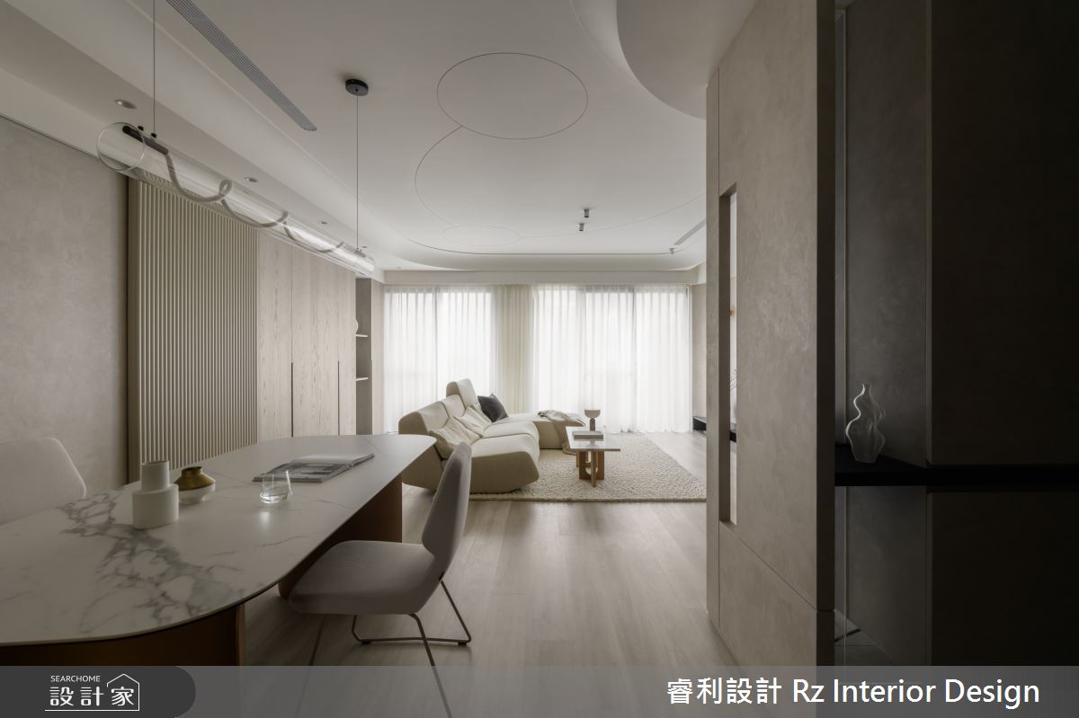 新成屋(5年以下)＿侘寂風客廳餐廳案例圖片＿睿利設計＿睿利_32.薄霧淡韻之9