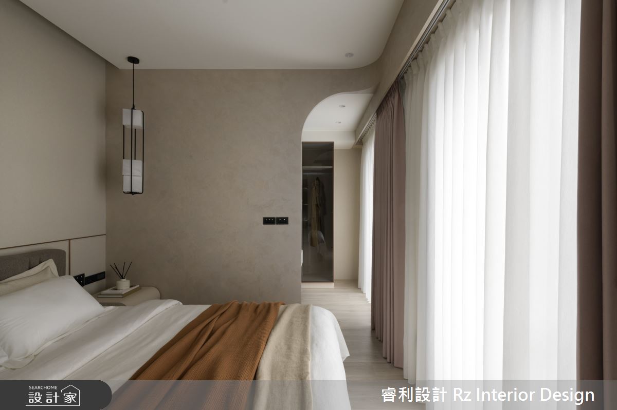 新成屋(5年以下)＿侘寂風臥室案例圖片＿睿利設計＿睿利_32.薄霧淡韻之15