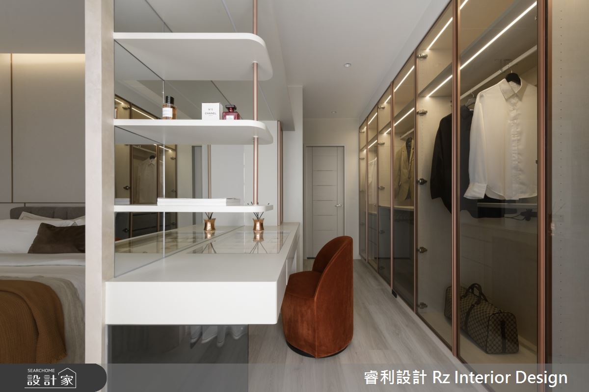 新成屋(5年以下)＿侘寂風臥室更衣間案例圖片＿睿利設計＿睿利_32.薄霧淡韻之18