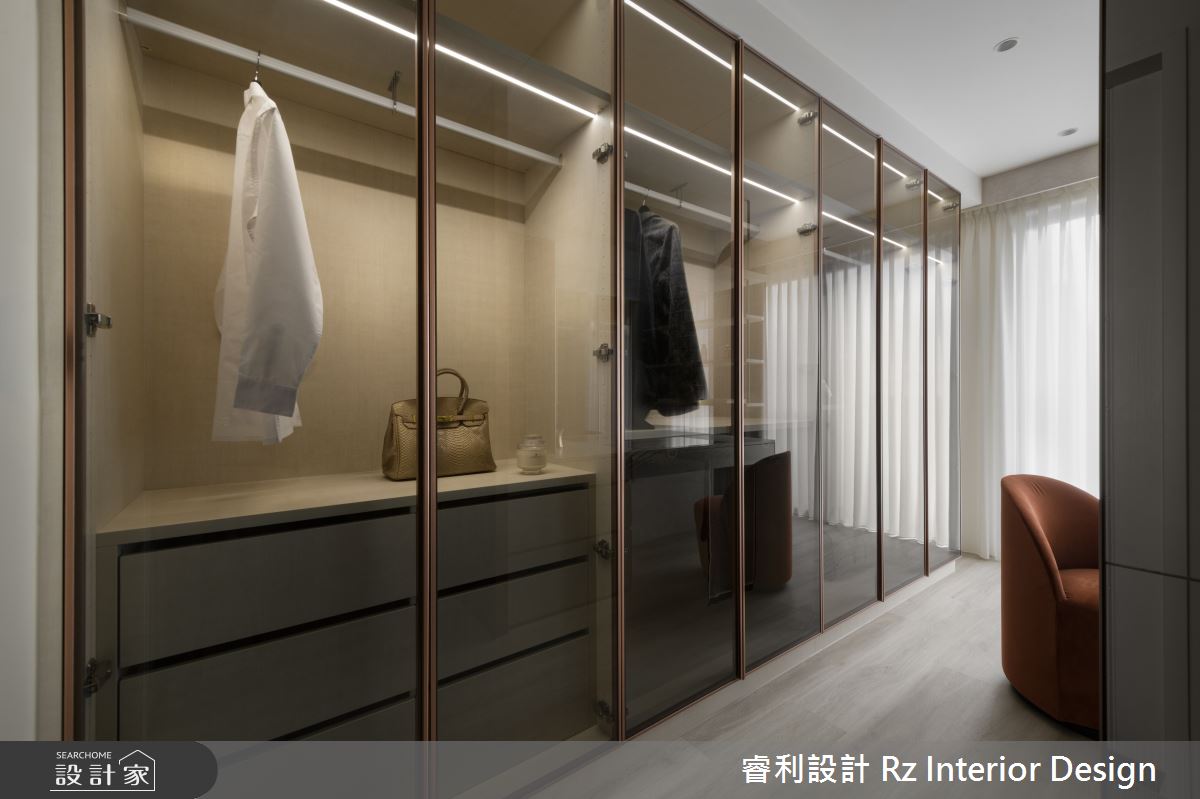 新成屋(5年以下)＿侘寂風更衣間案例圖片＿睿利設計＿睿利_32.薄霧淡韻之19