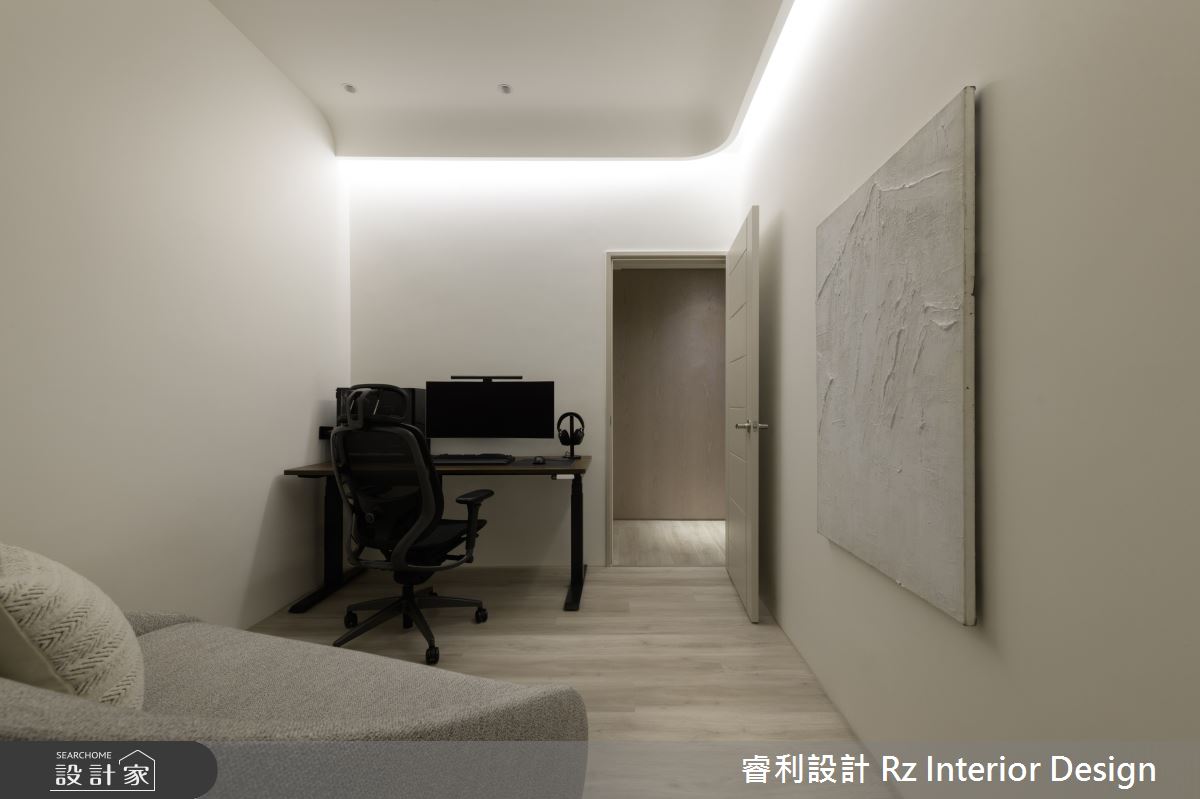 新成屋(5年以下)＿侘寂風書房多功能室案例圖片＿睿利設計＿睿利_32.薄霧淡韻之22