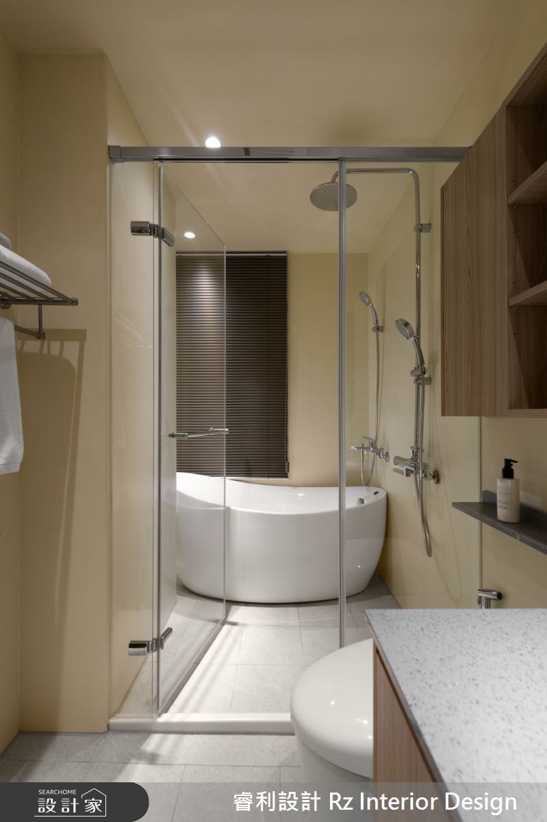 新成屋(5年以下)＿侘寂風浴室案例圖片＿睿利設計＿睿利_32.薄霧淡韻之193