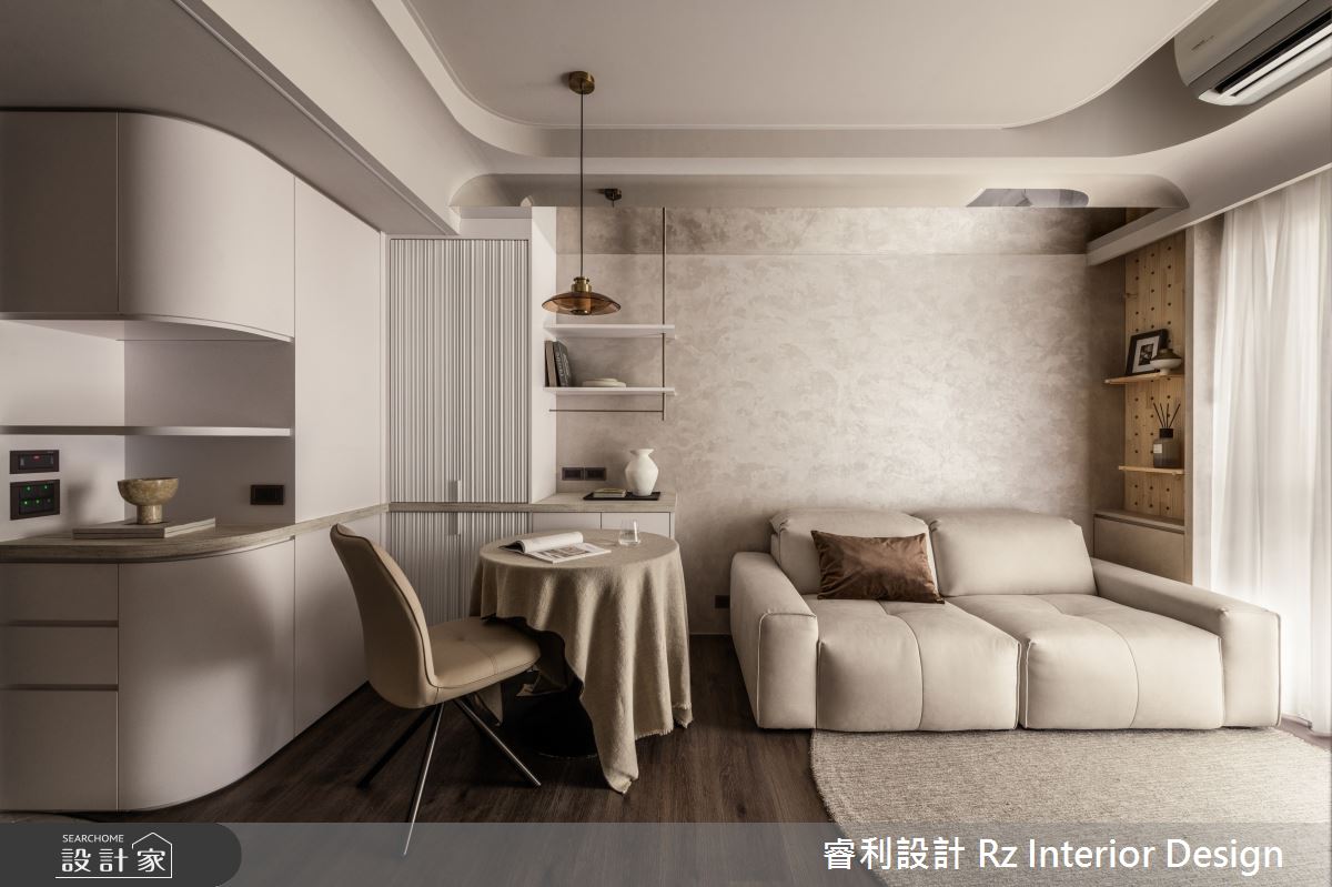 新成屋(5年以下)＿侘寂風客廳餐廳案例圖片＿睿利設計＿睿利_34.時光裡的紙信之3